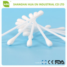 With Wooden Or Bamboo Stick Sterile Absorbent Cotton Tipped Applicator